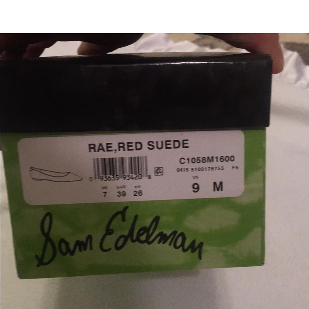 Sam Edelman red suede flats - Picture 4 of 4